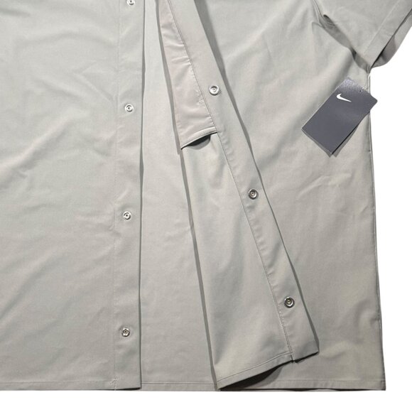 Nike 24.7 Perfect Stretch Dri Fit Techwear Gorp Snap Down Shirt Seafoam Size XL - Picture 10 of 14